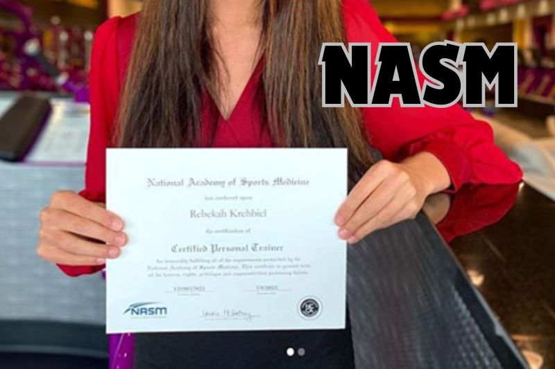 NASM Training Certificate